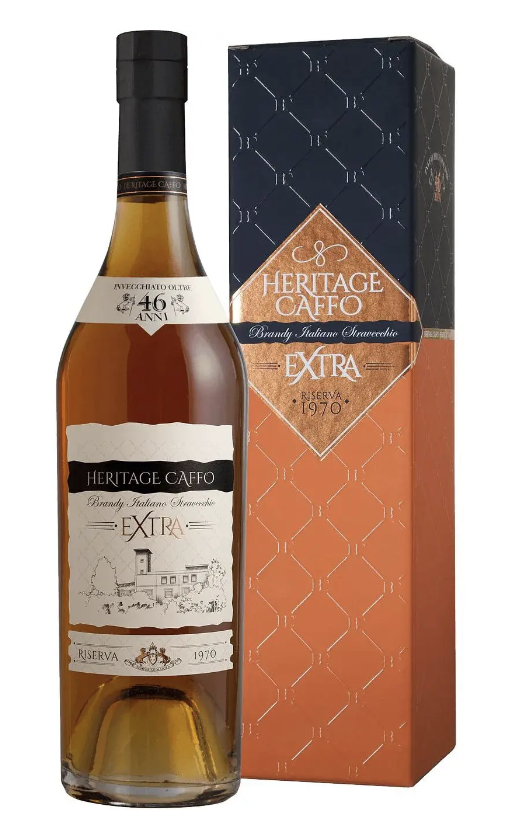 Бренді Caffo Heritage Extra Reserva 1970 42% 0.7 л gift box
